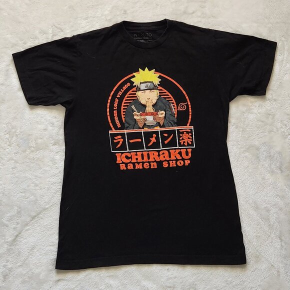 naruto Other - Naruto Shippuden Ichiraku Ramen Shop T Shirt Anime Size Adult Medium Manga Tee